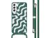 imoshion Siliconen design hoesje met koord Samsung Galaxy S22 Plus - Petrol Green Groovy