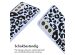 imoshion Siliconen design hoesje met koord Samsung Galaxy S22 Plus - Animal Lila