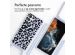 imoshion Siliconen design hoesje met koord Samsung Galaxy S22 Ultra - Animal Lila