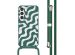 imoshion Siliconen design hoesje met koord Samsung Galaxy S23 - Petrol Green Groovy