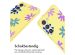 imoshion Siliconen design hoesje met koord Samsung Galaxy S23 - Yellow Flower Distance