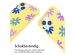 imoshion Siliconen design hoesje met koord iPhone 15 - Yellow Flower Distance