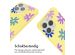 imoshion Siliconen design hoesje met koord iPhone 15 Pro - Yellow Flower Distance