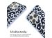 imoshion Siliconen design hoesje met koord iPhone 15 Pro Max - Animal Lila