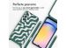 imoshion Siliconen design hoesje met koord Samsung Galaxy A25 (5G) - Petrol Green Groovy