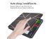 imoshion Design Slim Hard Case Sleepcover met stand Kobo Libra Colour - Black Graphic