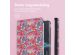 imoshion Design Slim Hard Case Sleepcover met stand Kobo Libra Colour - Flower Watercolor