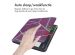 imoshion Design Slim Hard Case Sleepcover met stand Kobo Libra Colour - Bordeaux Graphic