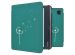 imoshion Design Slim Hard Case Sleepcover met stand Kobo Libra Colour - Green Dandelion