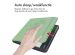 imoshion Design Slim Hard Case Sleepcover met stand Kobo Libra Colour - Floral Green