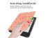 imoshion Design Slim Hard Case Sleepcover Kobo Clara Colour / Kobo Clara BW - Orange Flowers Connect