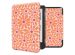 imoshion Design Slim Hard Case Sleepcover Kobo Clara Colour / Kobo Clara BW - Orange Flowers Connect