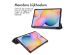 iMoshion Trifold Design Bookcase Samsung Galaxy Tab S6 Lite (2020-2024) - Black Marble