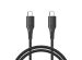 imoshion Braided USB-C naar USB-C kabel - 2 meter - Zwart