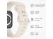 imoshion Siliconen⁺ bandje Apple Watch Series 1-9 / SE - 38/40/41 mm / Series 10 - 42 mm - Sterrenlicht - Maat S/M