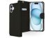 Accezz Wallet Softcase Bookcase iPhone 16 - Zwart