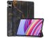 imoshion Trifold Design Bookcase Xiaomi Redmi Pad Pro / POCO Pad - Black Marble