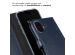 Selencia Echt Lederen Bookcase iPhone 16 Plus - Blauw