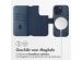 Accezz Leather Bookcase 2-in-1 met MagSafe iPhone 16 Pro Max - Nightfall Blue