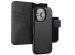 Accezz Leather Bookcase 2-in-1 met MagSafe iPhone 16 Pro - Onyx Black