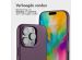 Accezz Leather Bookcase 2-in-1 met MagSafe iPhone 16 Pro - Heath Purple