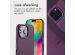 Accezz Leather Bookcase 2-in-1 met MagSafe iPhone 16 Pro - Heath Purple