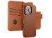 Accezz Leather Bookcase 2-in-1 met MagSafe iPhone 16 Pro - Sienna Brown