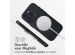 Accezz MagSafe Leather Backcover iPhone 16 Pro - Onyx Black