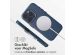 Accezz MagSafe Leather Backcover iPhone 16 Pro - Nightfall Blue