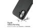 Accezz MagSafe Leather Backcover iPhone 16 - Onyx Black