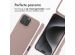 imoshion Siliconen hoesje met koord iPhone 16 Pro Max - Sand Pink