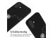 imoshion Siliconen design hoesje met koord iPhone 16 Plus - Dandelion Black