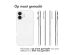 Accezz Clear Backcover iPhone 16 Plus - Transparant