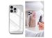 Selencia Mirror Backcover iPhone 13 Pro - Hoesje met spiegel - Zilver