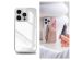 Selencia Mirror Backcover iPhone 15 Pro - Hoesje met spiegel - Zilver