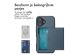 imoshion Backcover met pasjeshouder iPhone 16 - Donkerblauw