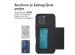 imoshion Backcover met pasjeshouder iPhone 16 Pro Max - Zwart