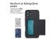 imoshion Backcover met pasjeshouder iPhone 16 Plus - Zwart