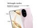 Accezz Clear Backcover Honor 200 Pro - Transparant