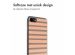 imoshion Design hoesje iPhone SE (2022 / 2020) / 8 / 7 - Striped Peach Reverse