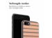 imoshion Design hoesje iPhone SE (2022 / 2020) / 8 / 7 - Striped Peach Reverse