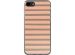 imoshion Design hoesje iPhone SE (2022 / 2020) / 8 / 7 - Striped Peach Reverse