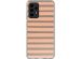 imoshion Design hoesje Samsung Galaxy A52(s) (5G/4G) - Striped Peach Reverse