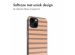 imoshion Design hoesje iPhone 13 - Striped Peach Reverse