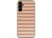 imoshion Design hoesje Samsung Galaxy A14 (5G/4G) - Striped Peach Reverse