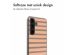 imoshion Design hoesje Samsung Galaxy S24 - Striped Peach Reverse