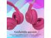 imoshion Kids LED Light Bluetooth Headphones - Kinder koptelefoon met decibelbegrenzer - Draadloze koptelefoon + AUX kabel - Hot Pink