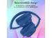 imoshion Kids LED Light Bluetooth Headphones - Kinder koptelefoon met decibelbegrenzer - Draadloze koptelefoon + AUX kabel - Cobalt Blue