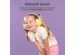 imoshion Kids LED Light Bluetooth Headphones - Kinder koptelefoon met decibelbegrenzer - Draadloze koptelefoon + AUX kabel - Lavender Lilac / Yellow