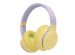 imoshion Kids LED Light Bluetooth Headphones - Kinder koptelefoon met decibelbegrenzer - Draadloze koptelefoon + AUX kabel - Lavender Lilac / Yellow